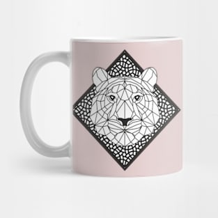 Geometric Head of Tiger Mug